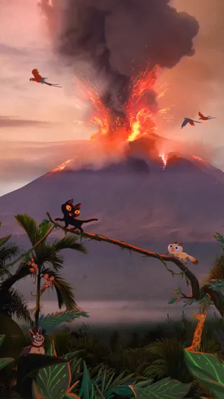 Store kat og lille kat